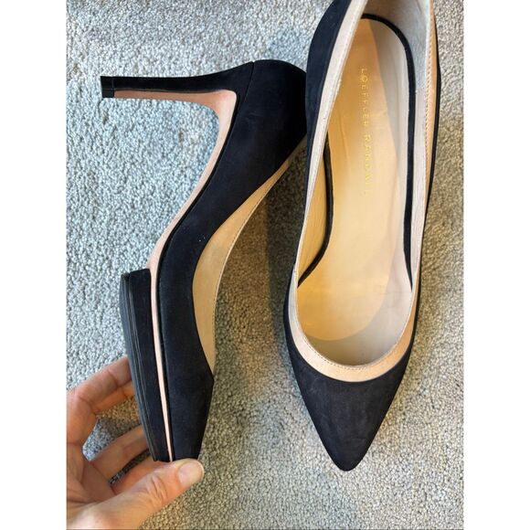 NWOB Loeffler Randall suede Aline pump, Sz 8.5 $395 - Picture 2 of 7